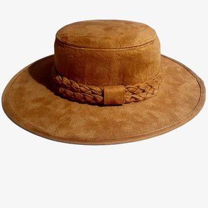 Wide Brim Ladies Braided Hat